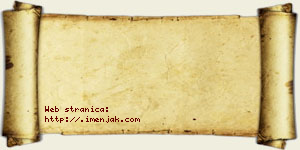 Dina Jačović vizit kartica